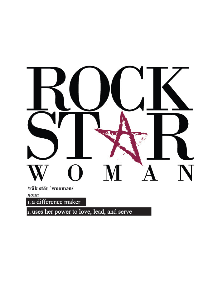 Rockstar Woman Greeting Card