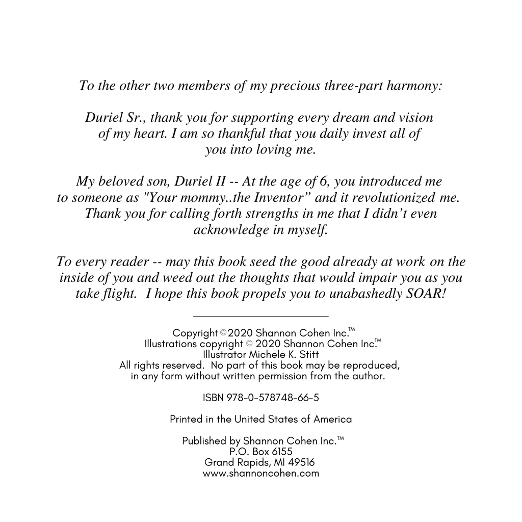 It's Normal To Shake As You Soar: Acknowledgements