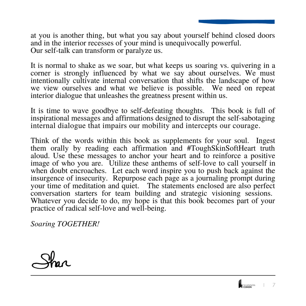 It's Normal To Shake As You Soar: Intro Cont.